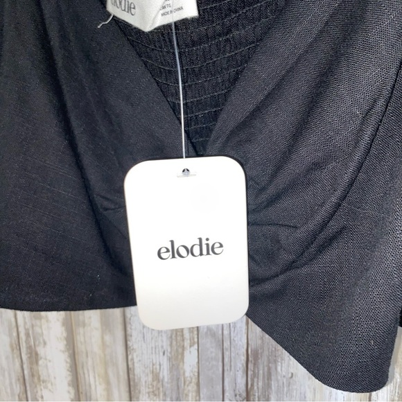 NWT Elodie Black O-Ring Crop - Picture 6 of 7